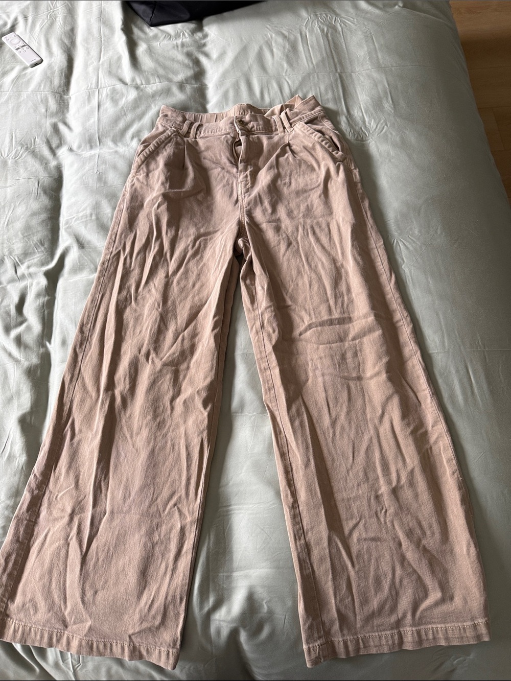 American Eagle Outfitters Khaki/Tan Straight-Leg Pants
